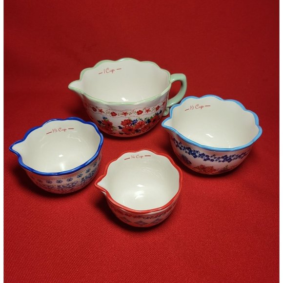 Pioneer Woman Nesting Measuring Bowls Set 2017 - Picture 6 of 10